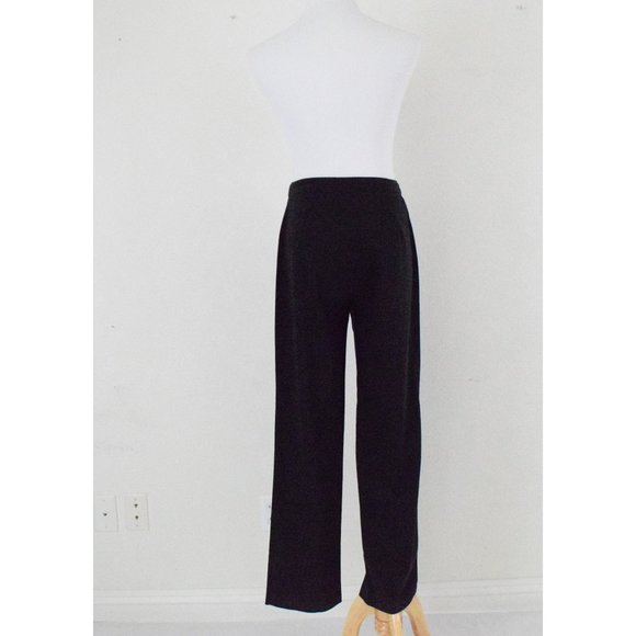 Vintage 90s Black Mid Rise Trousers size 6 | 28 waist‎ - Picture 4 of 10